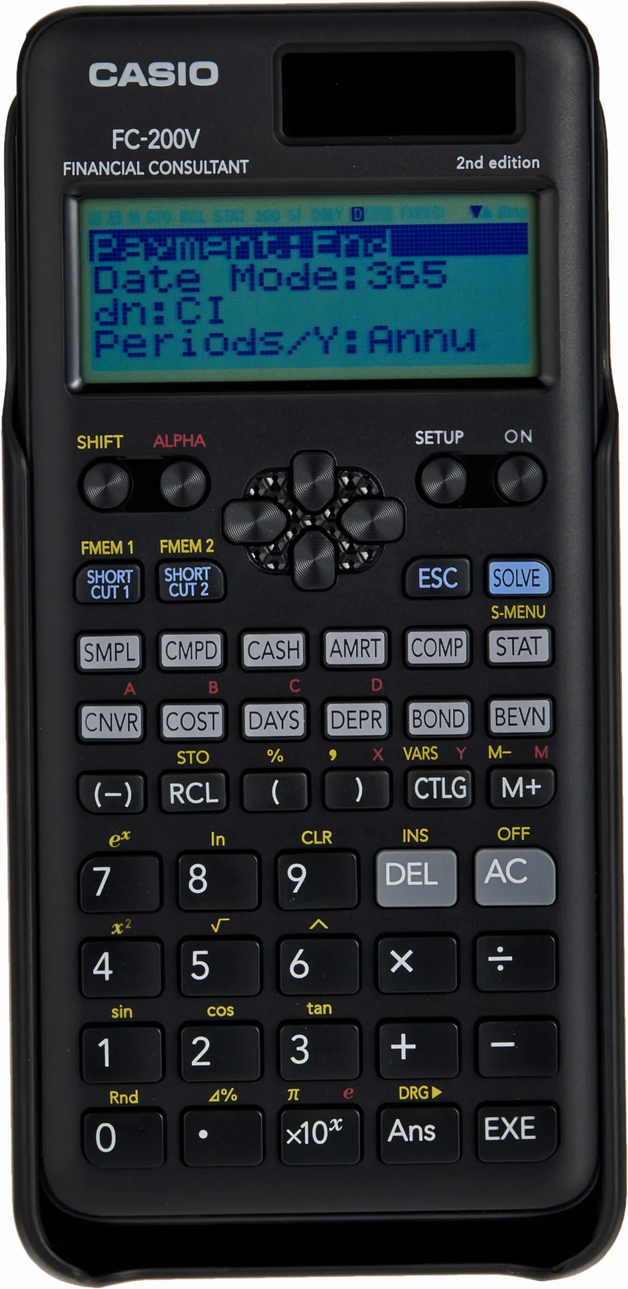 Casio FC-200V-2 Consultor financiero