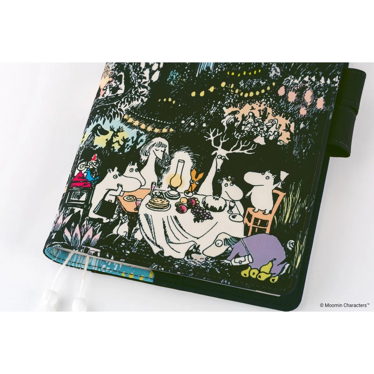 Hobonichi Techo - Funda para agenda A5 - Moomin: Night of the Big Party (tamaño primo, solo funda)