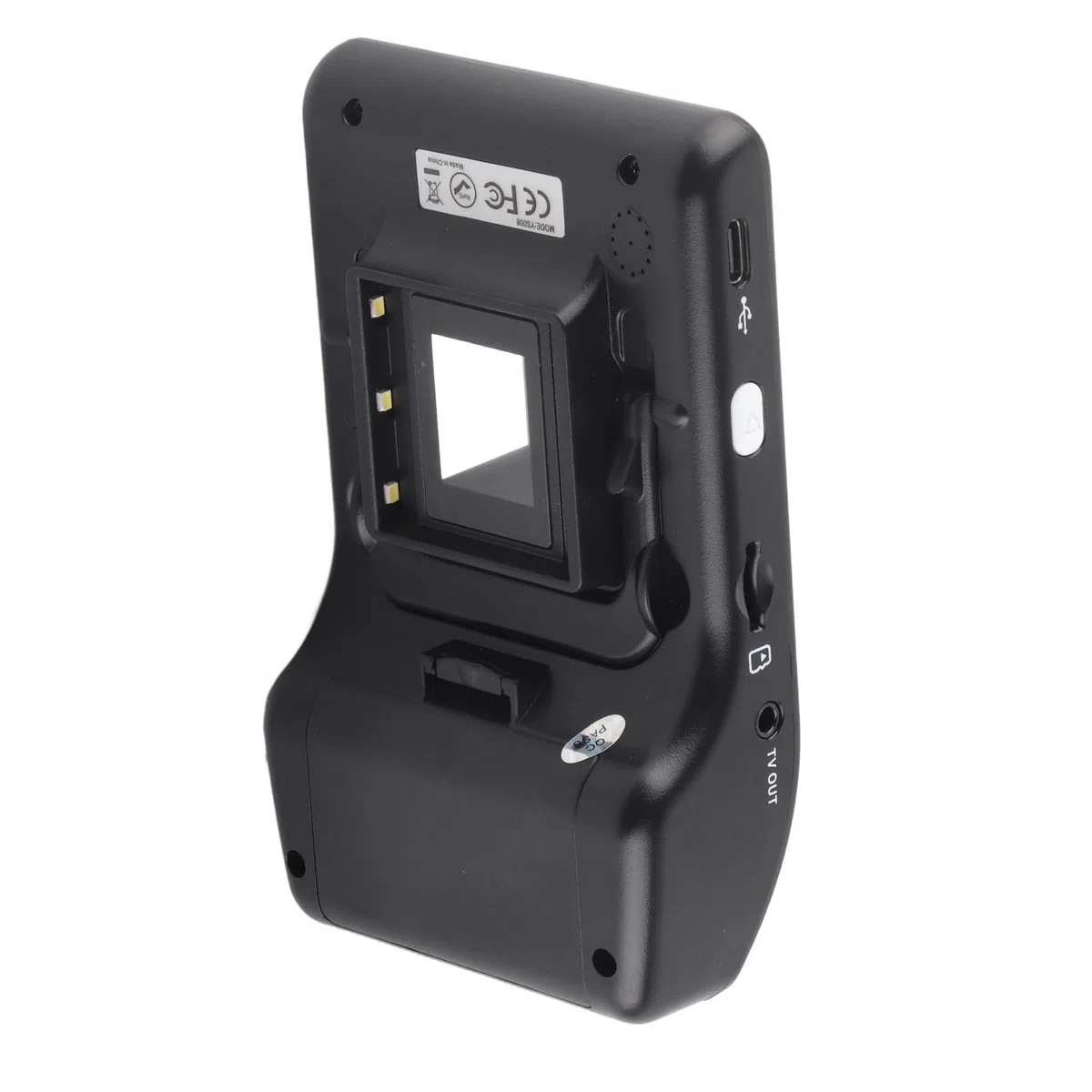 Lupa digital portátil, ayuda de lectura electrónica, imagen de alta definición, 8 modos de color con mango plegable para baja visión (BLACK)