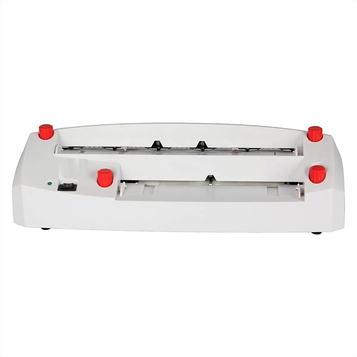 Cortadora eléctrica para tarjetas de visita, cortador de papel A4 para hojas de 195 a 212 x 297 mm, placa de posicionamiento ajustable de 1 a 18 mm para oficinas y copiadoras