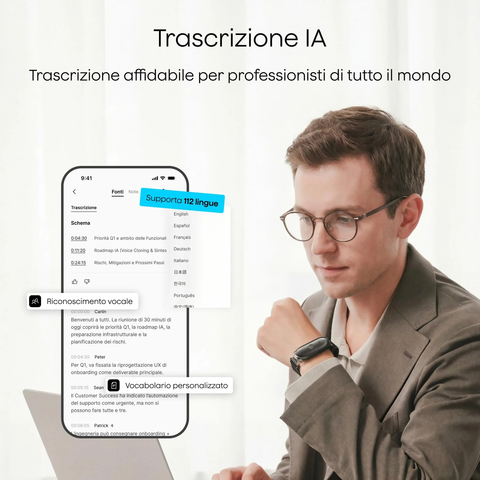 Plaud NotePin S Pack de 2 Grabadora de Voz IA con botón de grabación táctil Transcripción IA Resúmenes Tomar Notas para Reuniones Llamadas Entrevistas Charlas Clases con 4 Accesorios