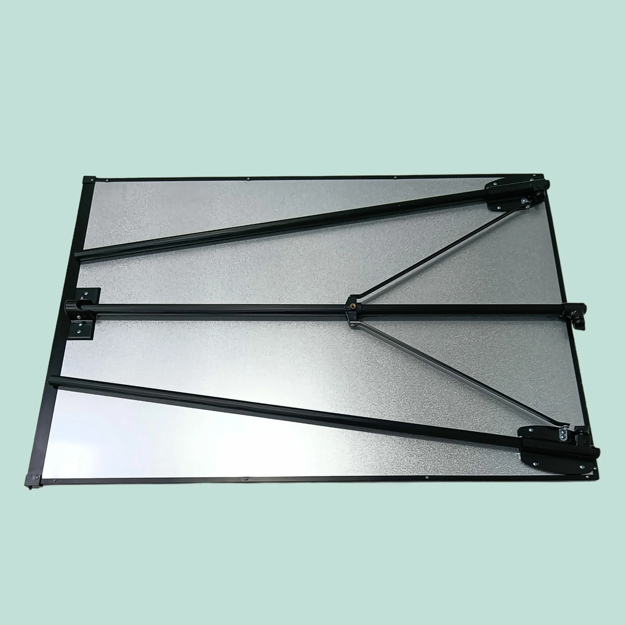 Pizarra Blanca Relaxdays, magnética, Regulable, trípode, Soporte para marcadores, Aluminio, HB: 100 x 70 cm, Negra