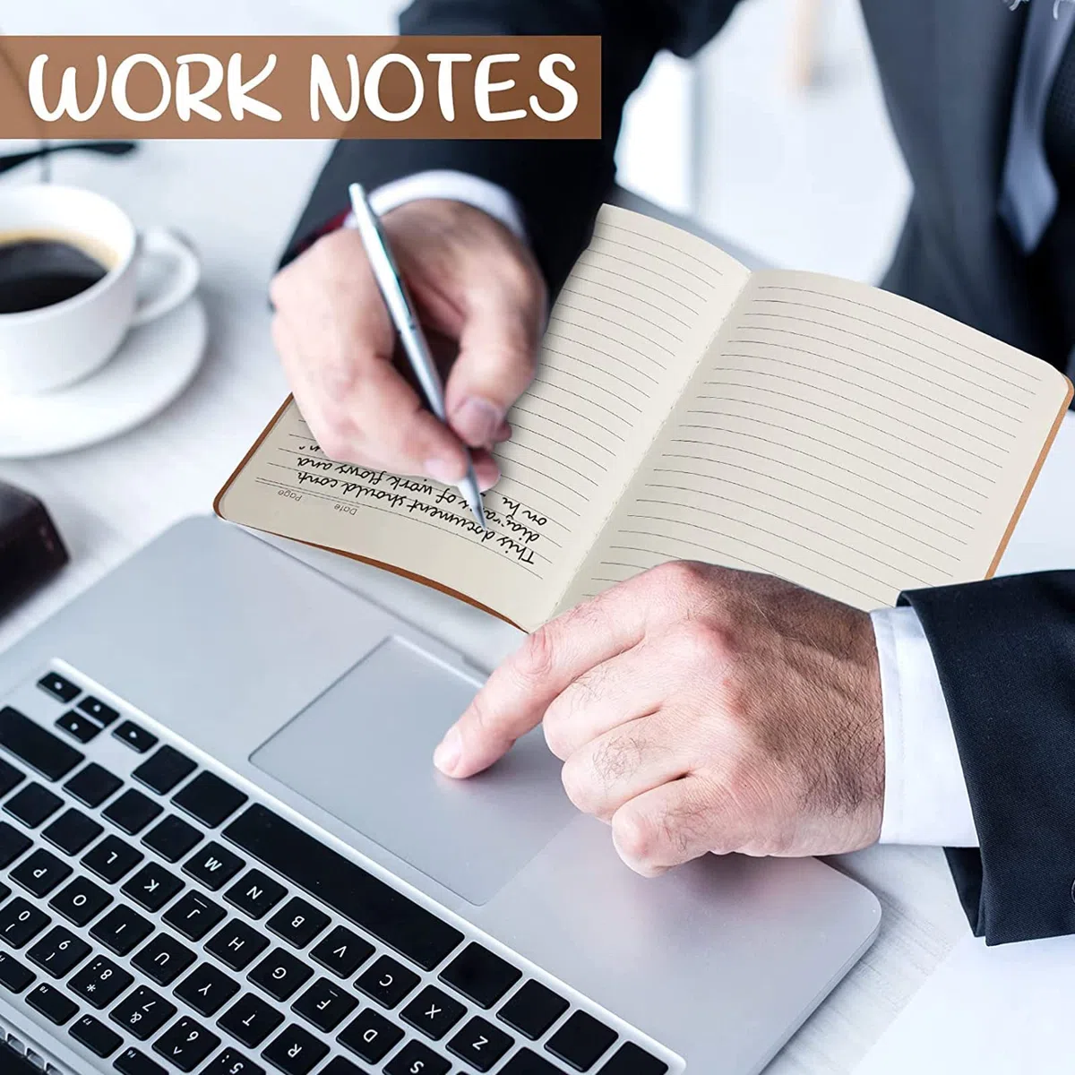 Epakh Paquete de 48 cuadernos de papel kraft A5 a granel de 8.3 x 5.5 pulgadas, diarios de viaje para viajeros, estudiantes, diario de escritura, suministros escolares, 68 páginas, 34 hojas (rayado)