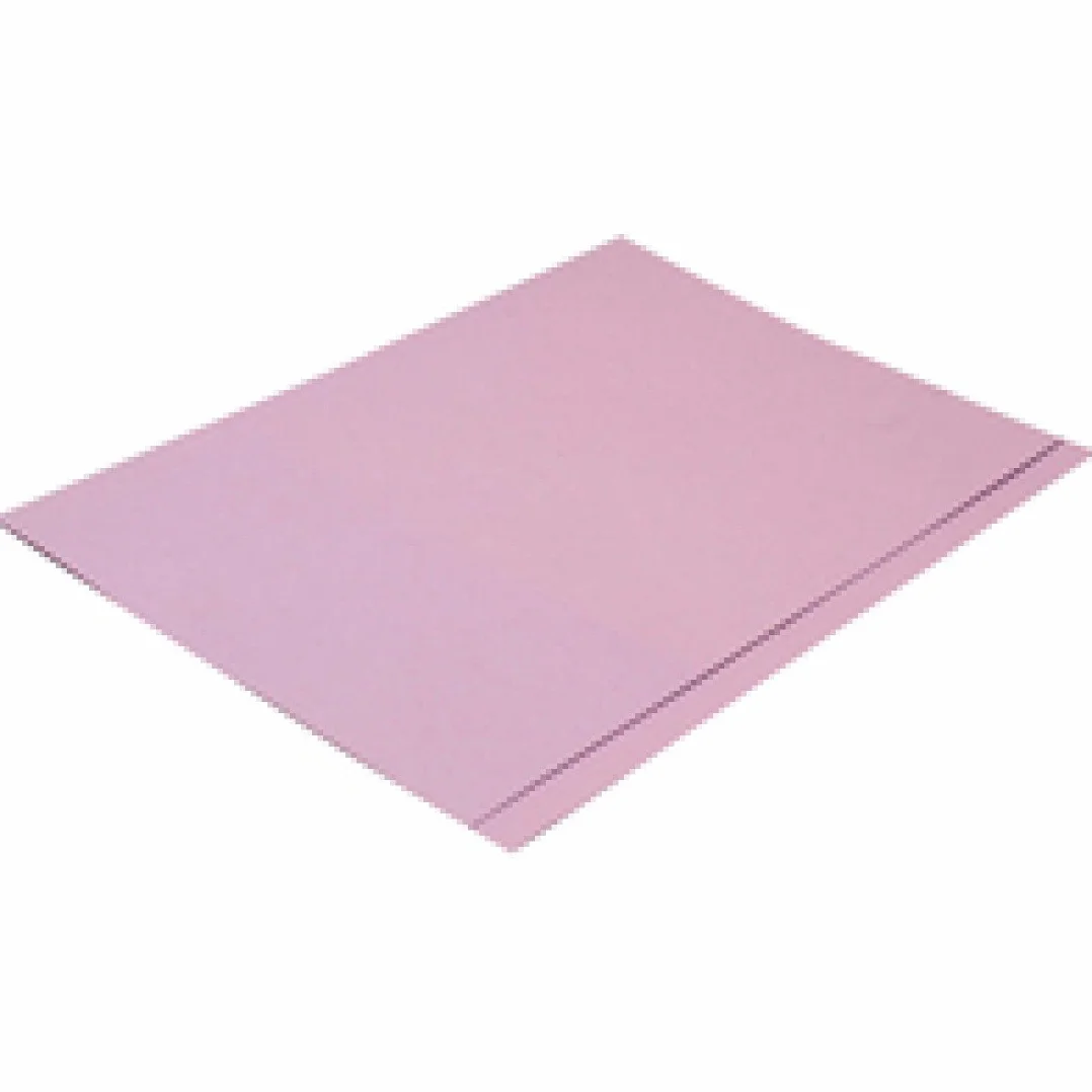 Concord 43214 - Carpeta (tamaño folio, papel reciclado de 270 g, preperforado, 100 unidades), color malva