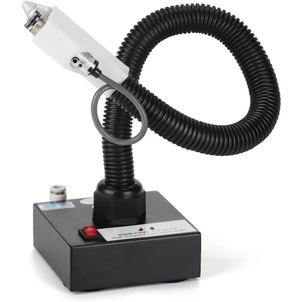 Pistola de aire ionizante antiestática, soplador de polvo con válvula de aire ajustable, rotación de 360° para limpieza industrial, ropa, impresoras UV, productos digitales