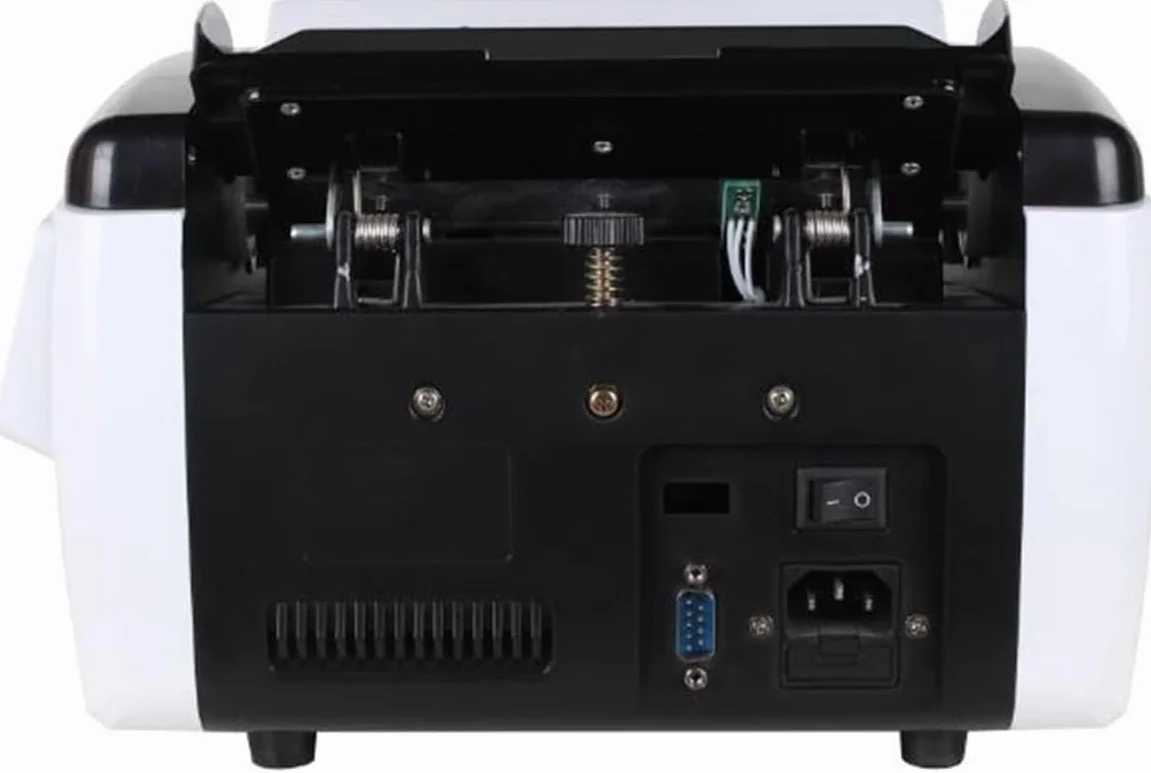 Contador y detector de Billetes falsos de Denominación Mixta Maquinas para Contar Billetes Mixtos con 8 Veces Preciso EUR, USD, GBP Cuenta 1000 Billetes por minuto. Detección UV, MG, MT, IR.