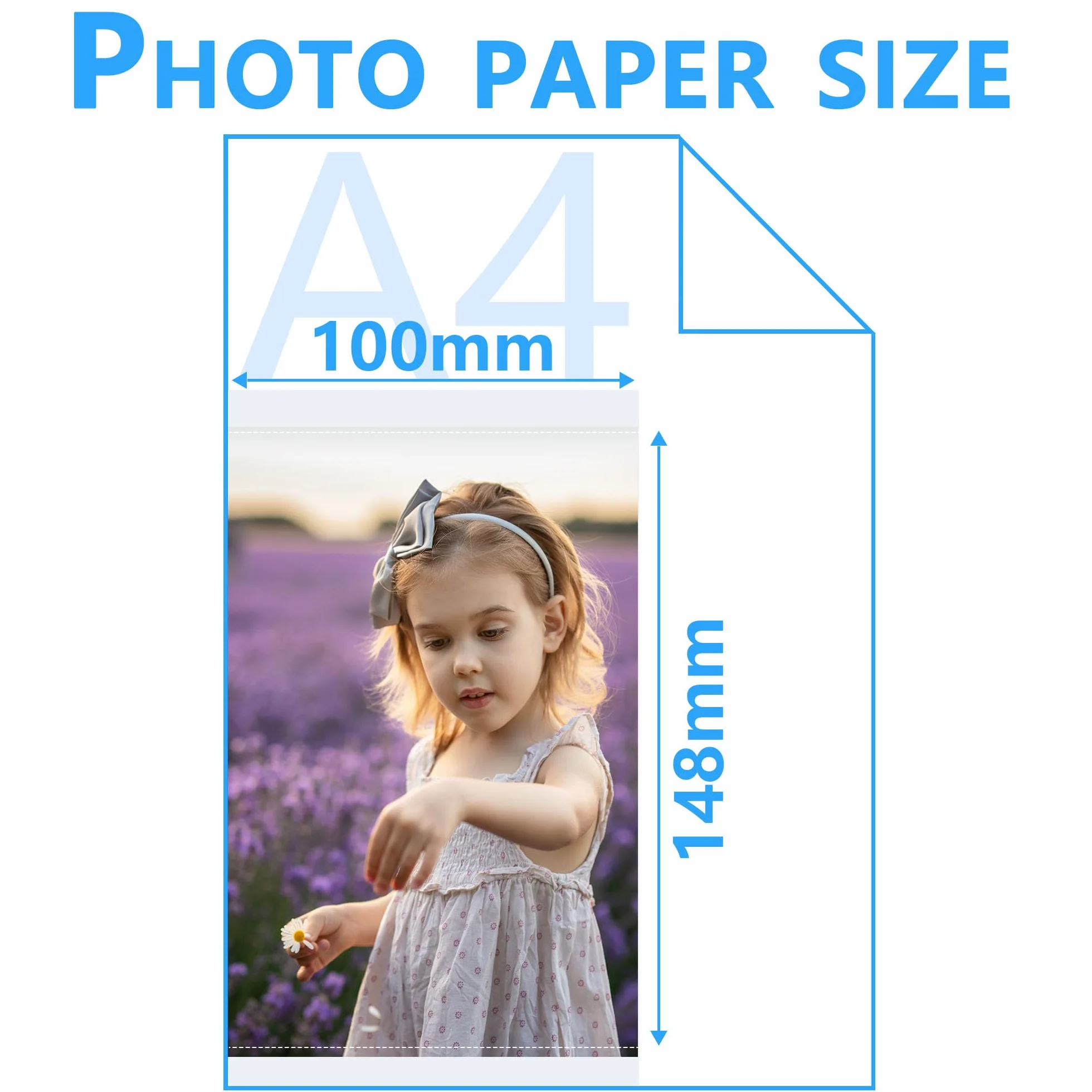 LCL Compatible para Canon Selphy CP1500 CP1300 CP1000 CP1200 CP910 Juego de Papel fotográfico de Tinta, 100 x 148mm 108 Hojas de Papel y 3 Casete de Tinta de Color, para Canon Selphy KP-108IN CP810