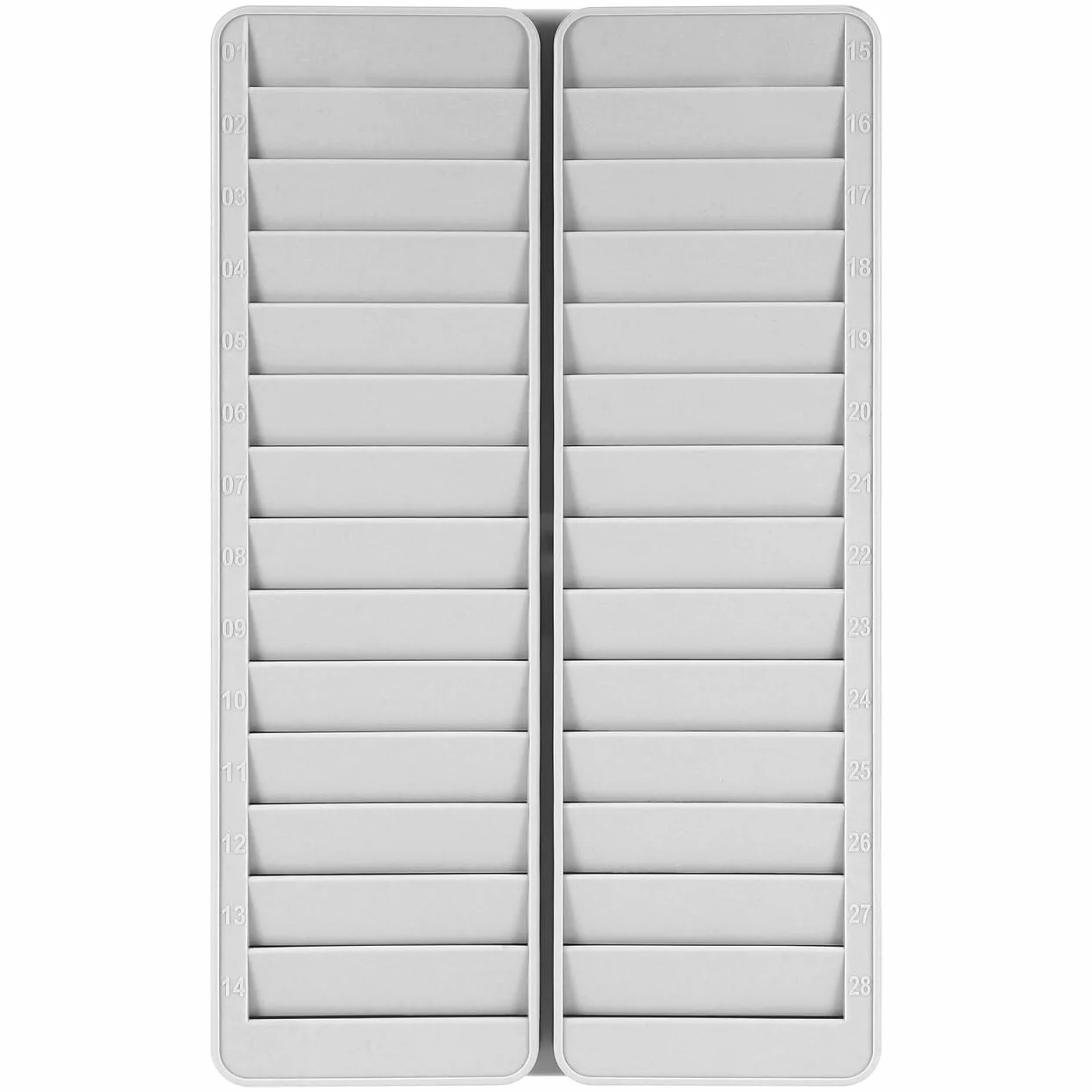 Operitacx Porta Tarjetas De Plástico Con 28 Ranuras Para Id Tarjetas De Acceso Vip Organizador Colgante Ideal Para Hotel Oficina Y Almacén
