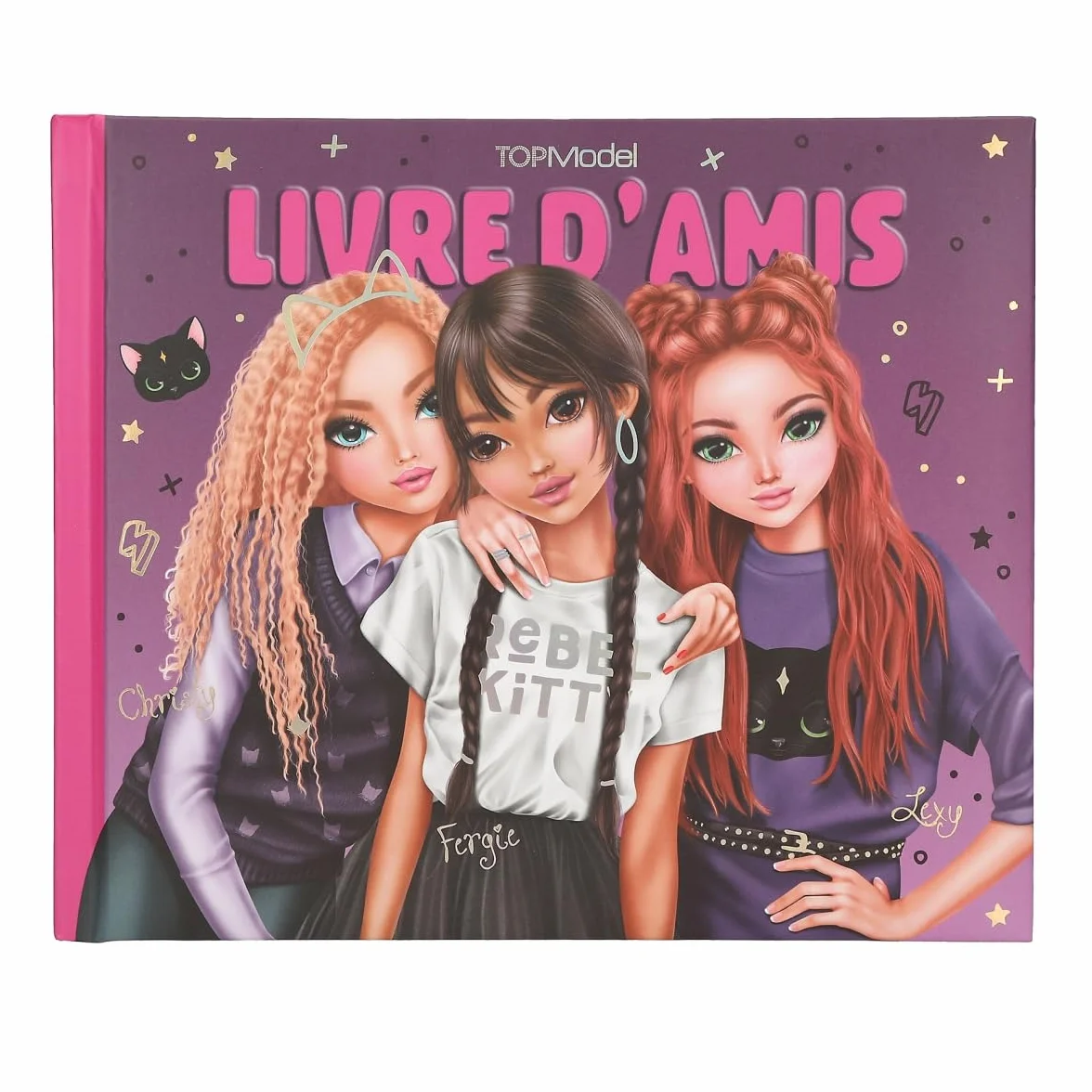Depesche Libro de amistad TOPModel modelo Mi libro de amigos Christy, Lexy y y Fergie (Versión en español - French Version)