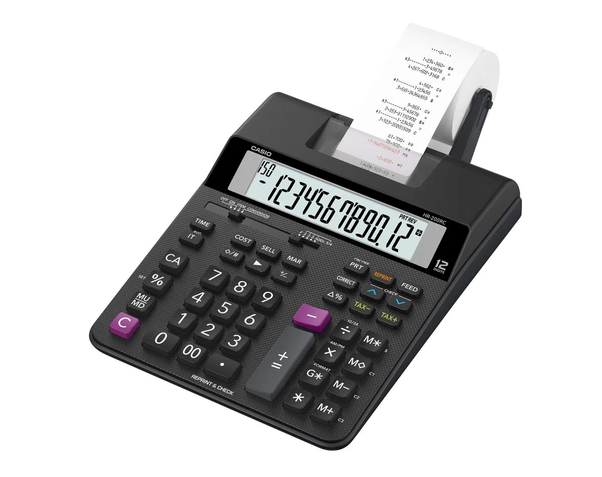 Casio Calculadora de impresión HR-200RC