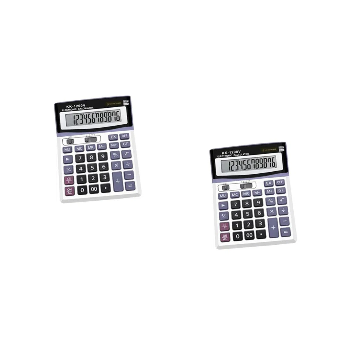 DOITOOL 2 Piezas Computadora Solar energía Solar calculadora