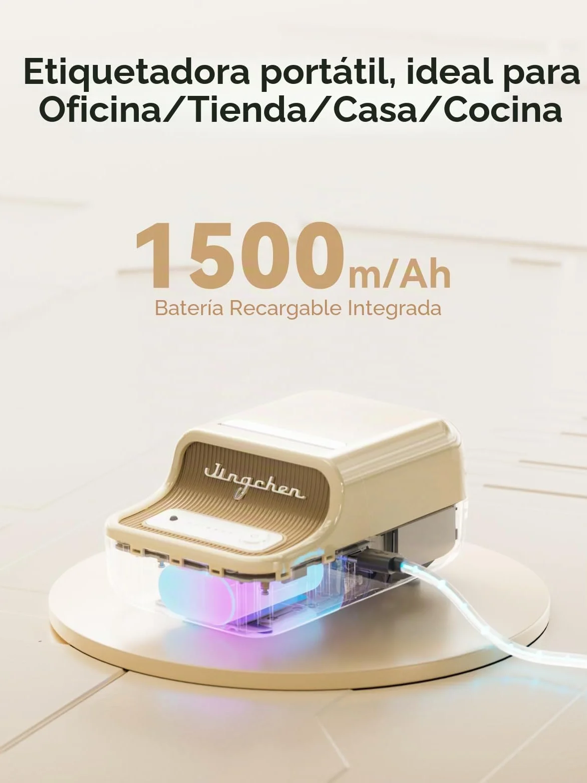 NIIMBOT B21 Etiquetadora Bluetooth 20-50 mm Blanco Cremoso