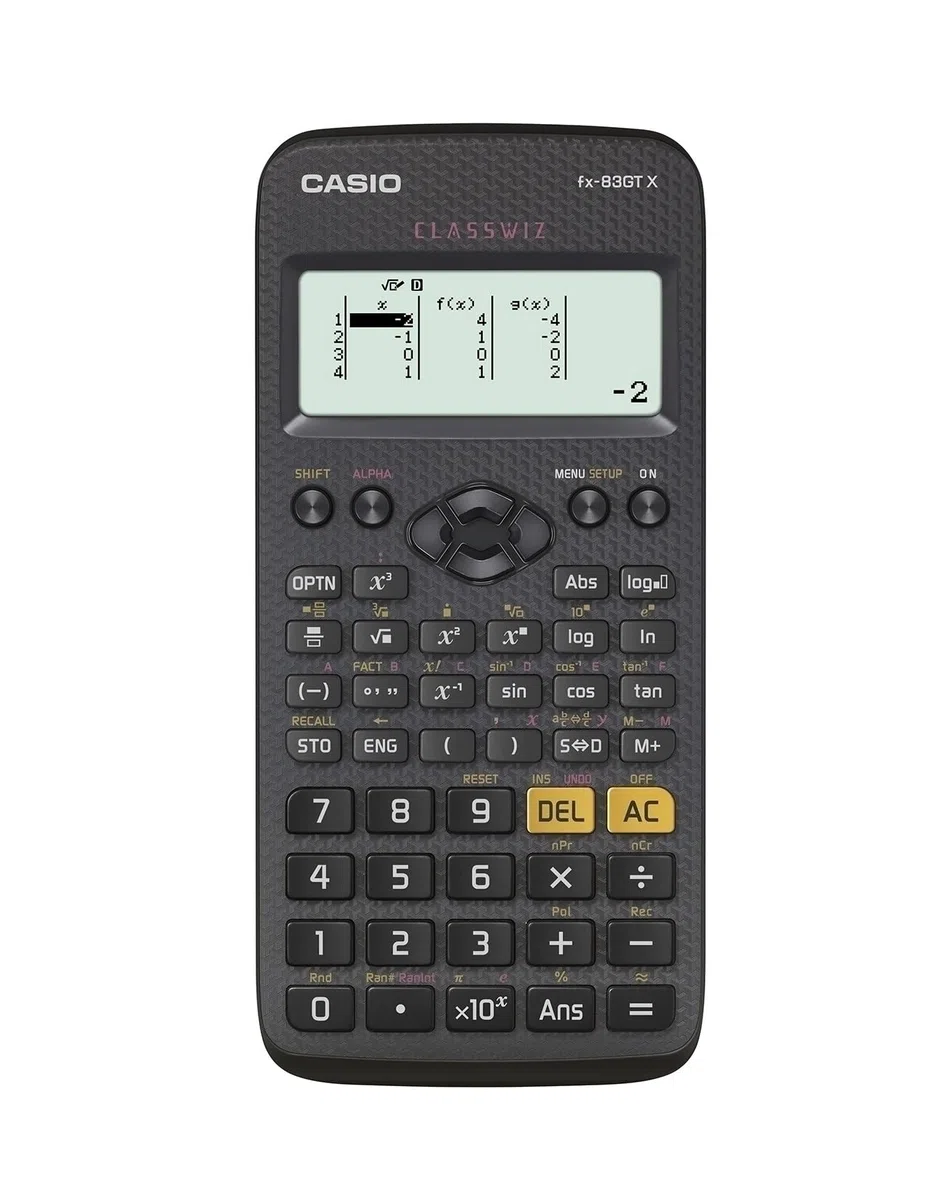 Casio fx-83GTX Calculadora científica, Color Negro, Color Negro