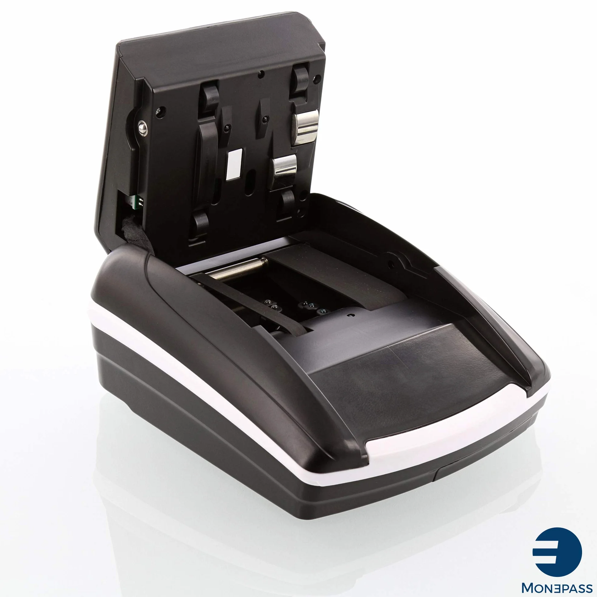 Monepass D5X - Detector automático de billetes falsos Euro con 5 sistemas de detección y 100% de fiabilidad (prueba oficial BCE) - Introducción de billetes multisentido (4)