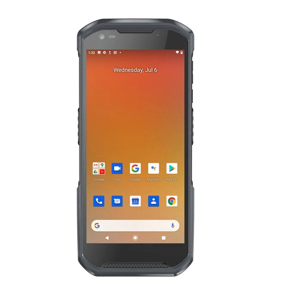 [Android 13 + 2D escáner] RUGILINE - Ordenador móvil con escáner de código de barras 2D de 5.5 pulgadas, PDA, compatible con NFC inalámbrico Wi-Fi 4G LTE para entrega en almacén, inventario minorista,