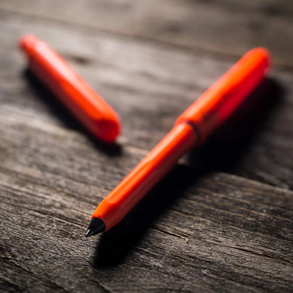 Rite in the Rain Orange Pocket Pen - Set of 2 (OR92) - EDC Waterproof Pen - Compact