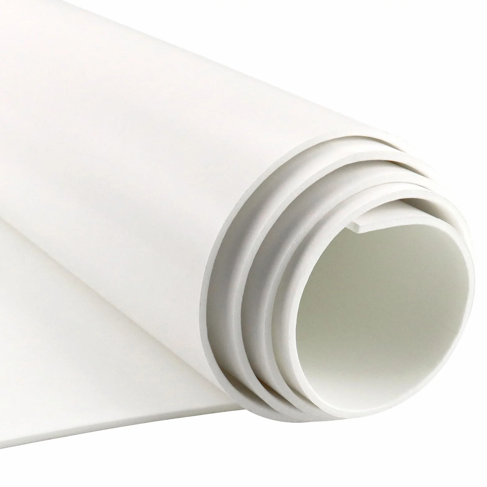 Placa de espuma de neopreno autoadhesiva 300mm(A)x12mm(E)x3m(L) Multifuncional, espuma autoadhesiva, esterilla aislante autoadhesiva antideslizante, amortiguación acústica y de impacto (blanco