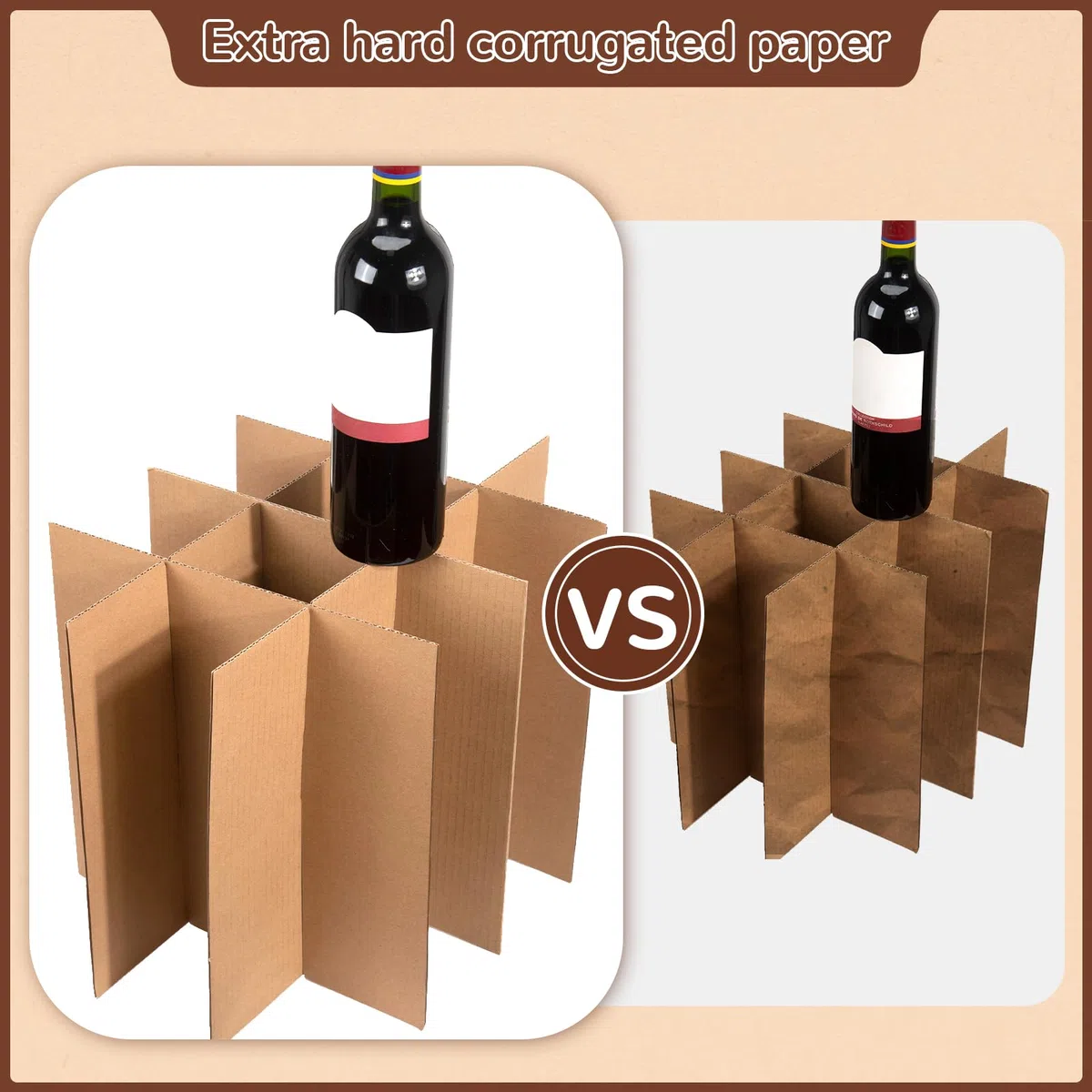 3 juegos de separadores de vidrio para cajas de mudanza, kit de cajas de embalaje para mover platos, cajas de vino para mudanzas, suministros de embalaje para mudanzas, cabe en caja de 16 x 12 x 12