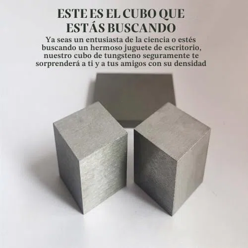 Cubo De Wolframio Puro 99,99%，Bloque Metálico De Alta Densidad 5-30mm，Colección De Elementos，Regalo DIY，Regalo Científico Creativo Para Profesores，Herramienta Educativa Científica(12x12x12mm)
