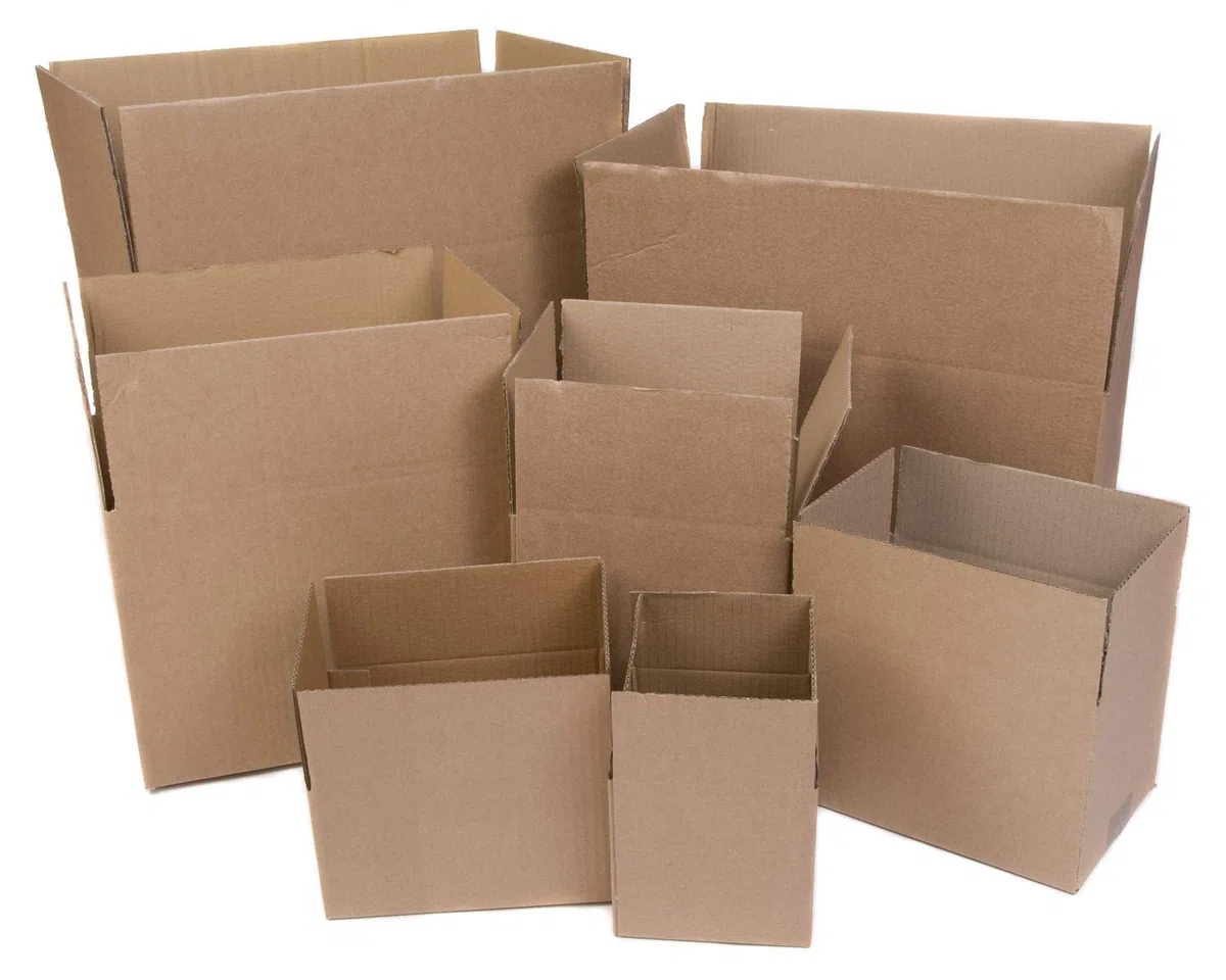 TotalPack Cajas de cartón de regalo postal de una sola pared, duraderas y perfectas para cualquier negocio en línea. Fuerte para embalaje, envío y almacenamiento (50,5 x 22,8 x 12,7 cm)