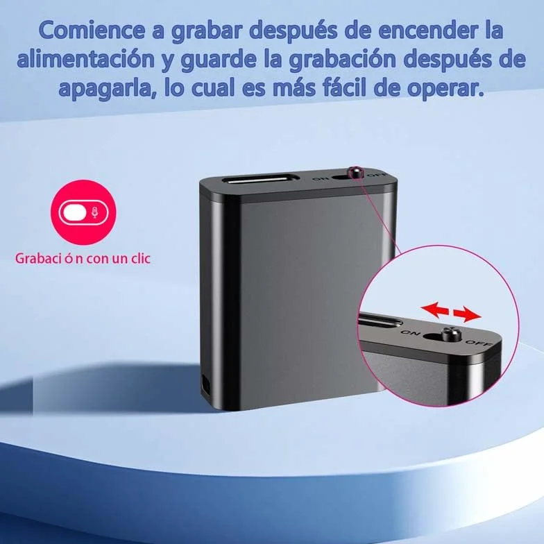 Mini grabadora magnética activada por Voz, Dispositivos de micrograbación, grabadora de Sonido pequeña Digital STTWUNAKE