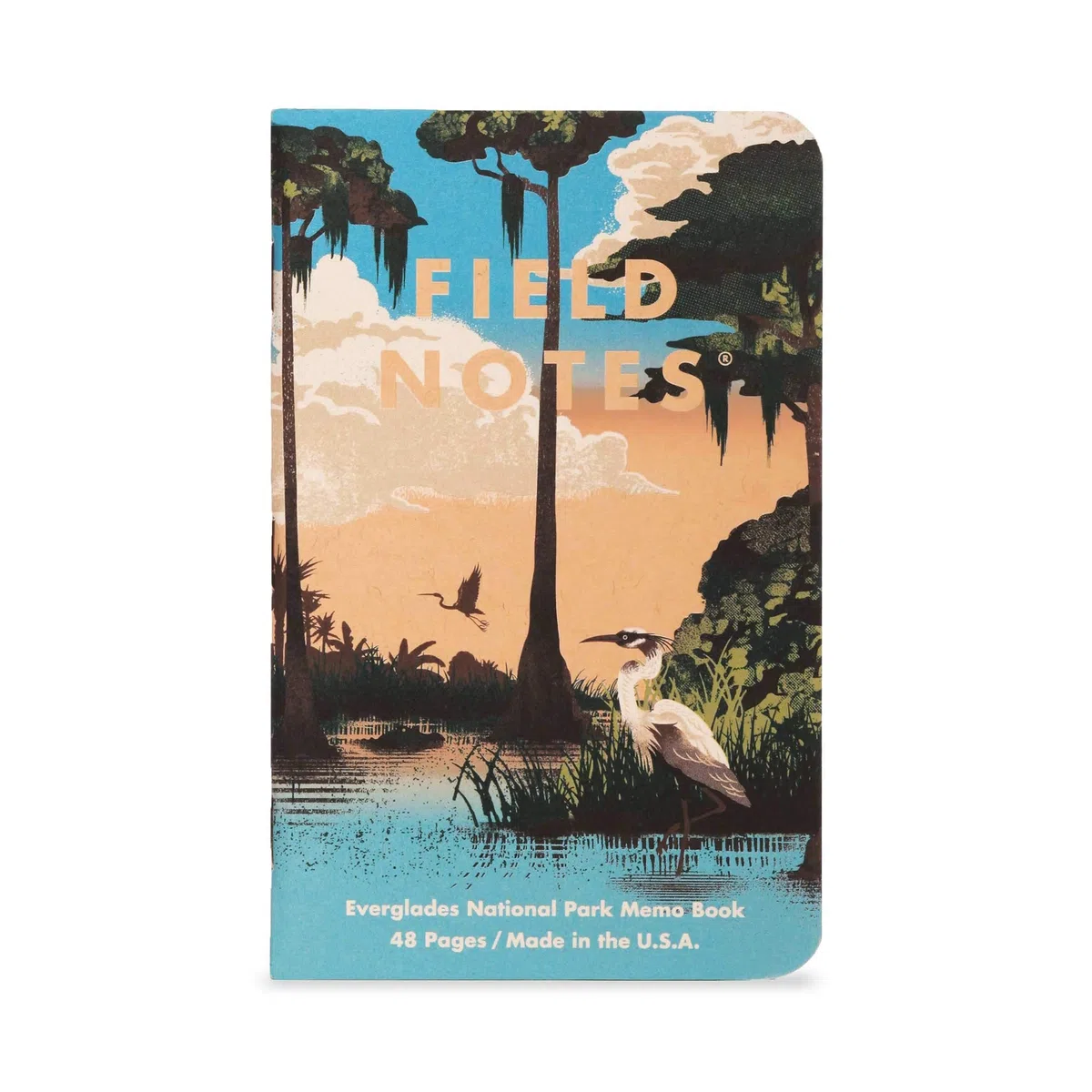 Field Notes: National Parks Series (Serie F – Glacier, Hawai'I Volcanoes, Everglades) – Libro de notas de papel gráfico 3 unidades – 3.5 x 5.5 pulgadas