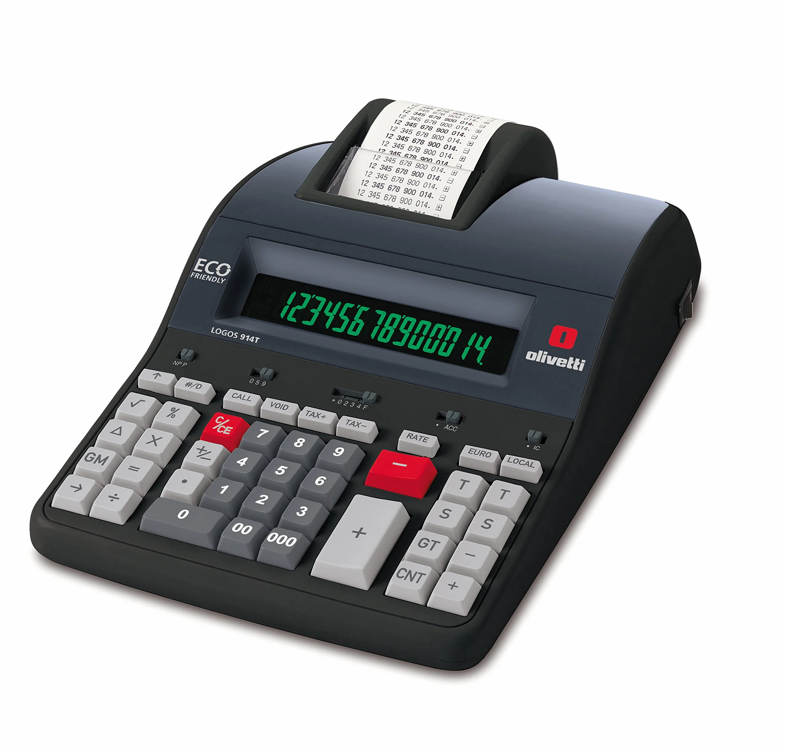 Olivetti B5898 000 - Calculadora de Escritorio, Color Negro
