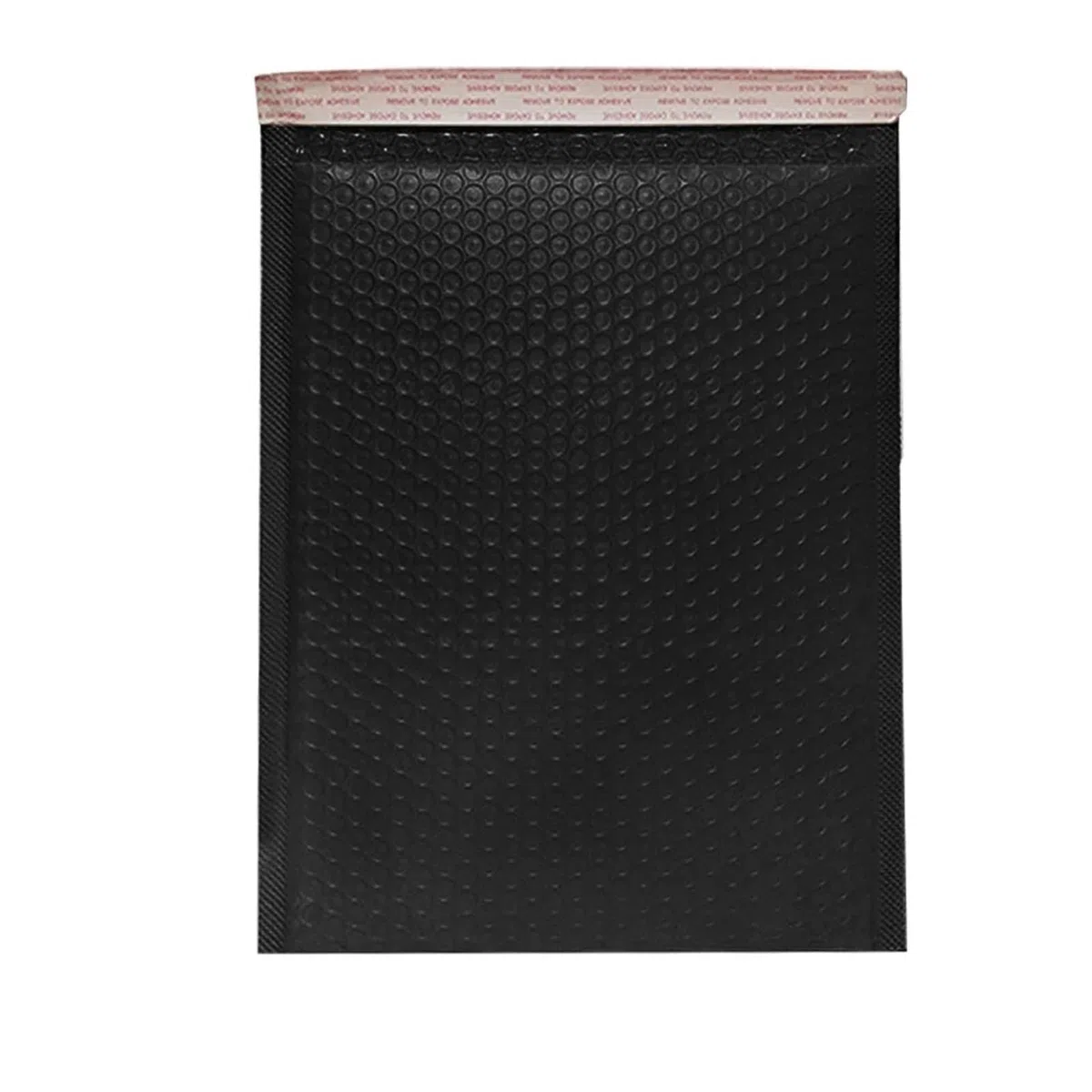 50-10 sobres de burbujas negros/rosas, autosellados, acolchados x | Paquetes de envío impermeables for suministros de maquillaje y joyería(Black-50pcs,15*18cm)