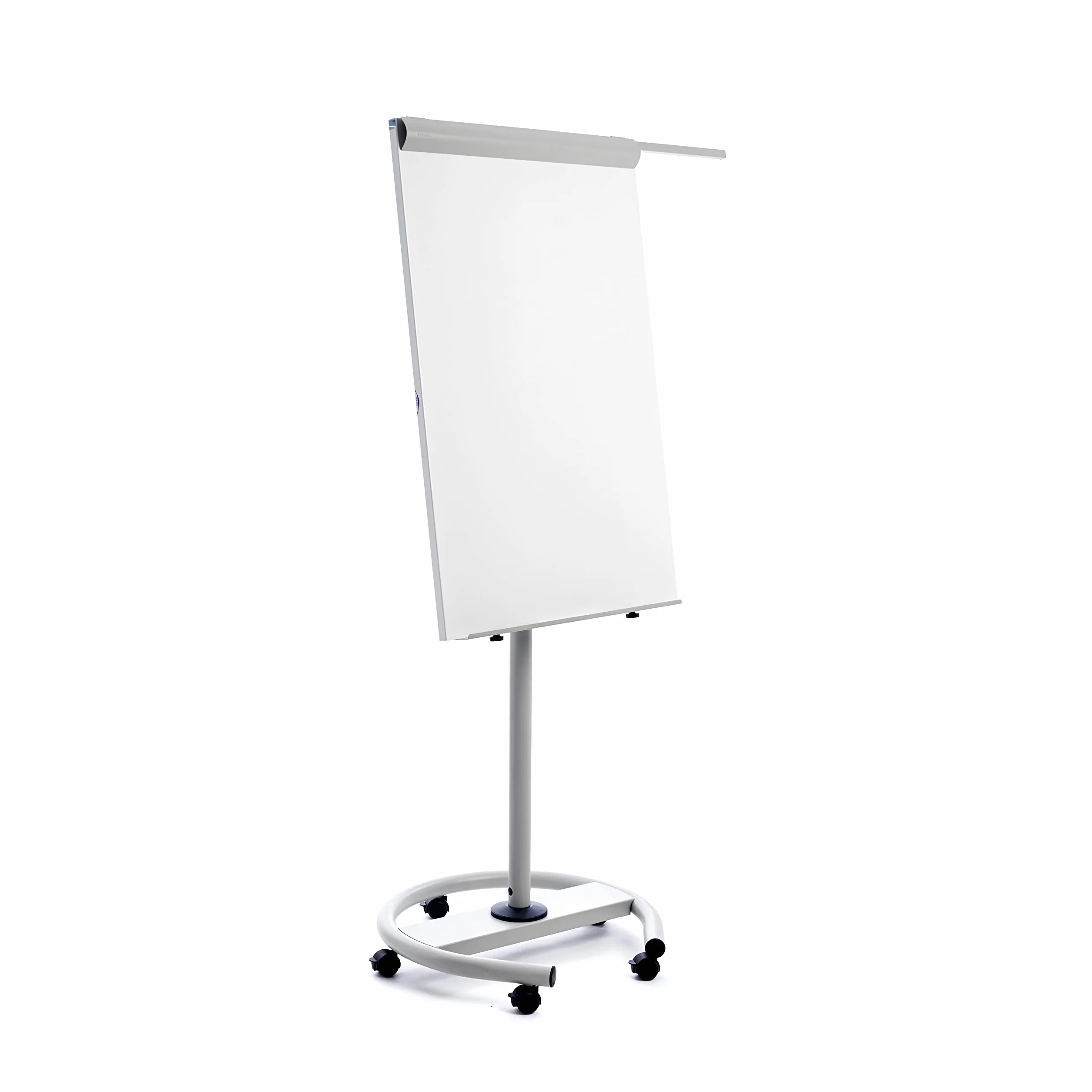 Rocada | Pizarra Magnética con Caballete Móvil y Rotafolios con Ruedas, con Soporte, Altura Regulable e Inclinable en Formato Horizontal | 68 x150-190 x 64cm