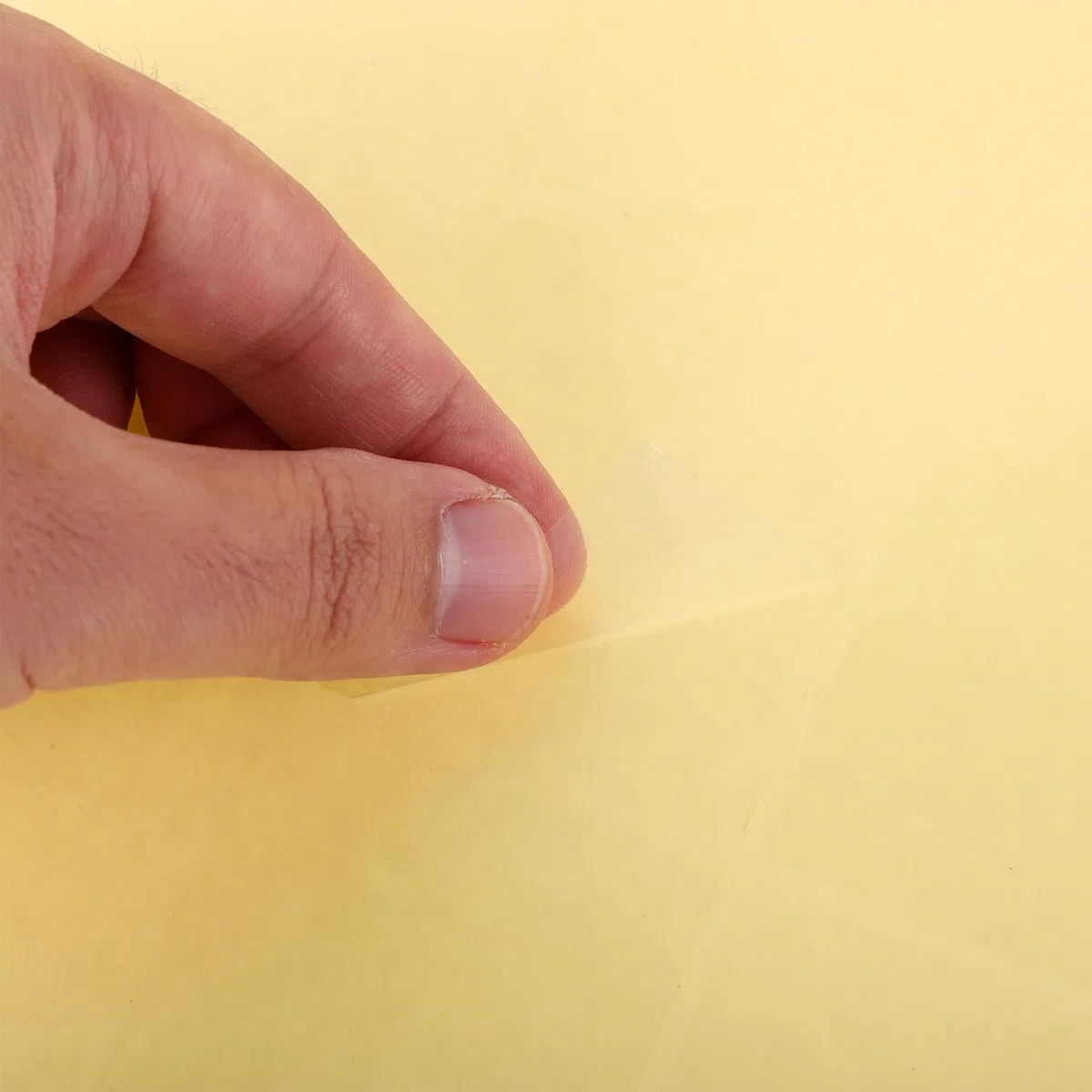 Gatuida 1000 piezas Unidades Etiquetas Adhesivas Transparentes Rectangulares Impermeables para Sellado Cajas Sobres Protección Etiquetas Adhesivas para Paquetería