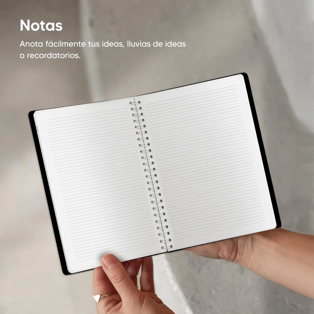 Smart Panda Agenda 2026 con Vista Semanal – A5 Agenda 2026 Semana Vista – Planificador Semanal, Diario Espiral - Tapa Blanda, Intervalos de 30 minutos - Calendario Anual A5, en Español