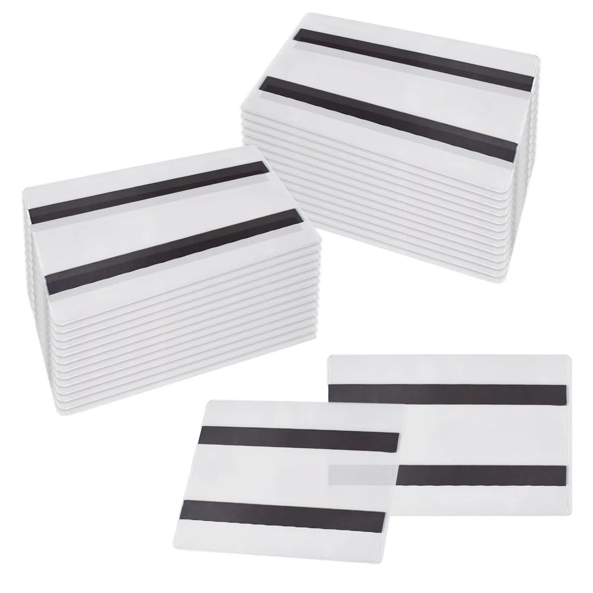 50 soportes magnéticos para carteles, bolsas de vinilo, soporte para palés con apertura lateral para oficina, tienda, hogar