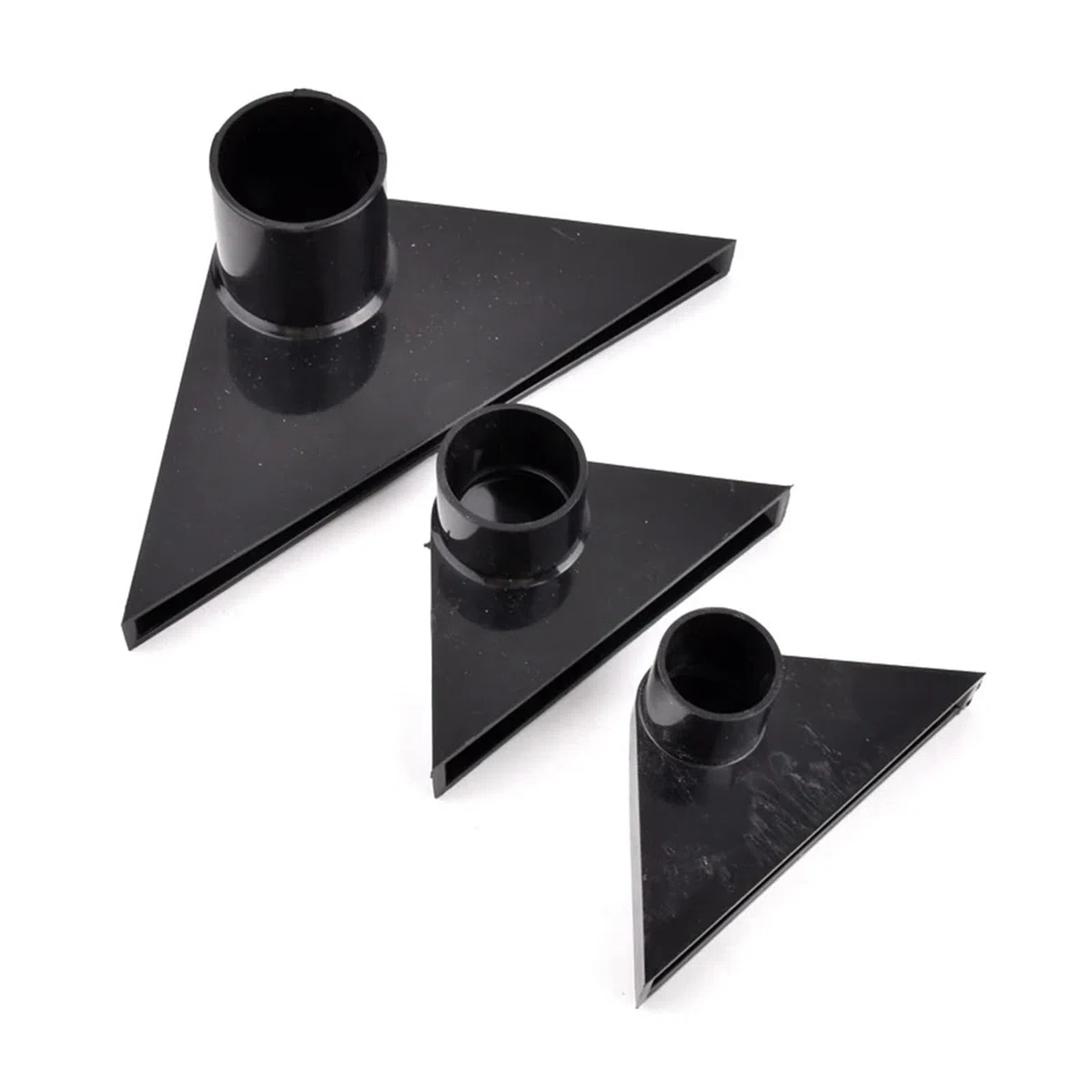 1Pc 16~50Mm Conector de Tubería de Pvc Negro Codo Recto Uniones en T/Triangular Duckbill/Black 40Mm