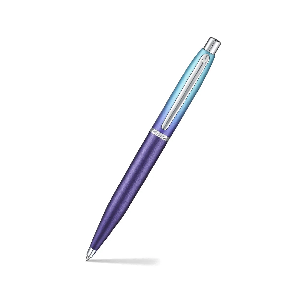 Sheaffer Expressions VFM 9430 - Bolígrafo, color azul y morado perlado degradado con bordes cromados