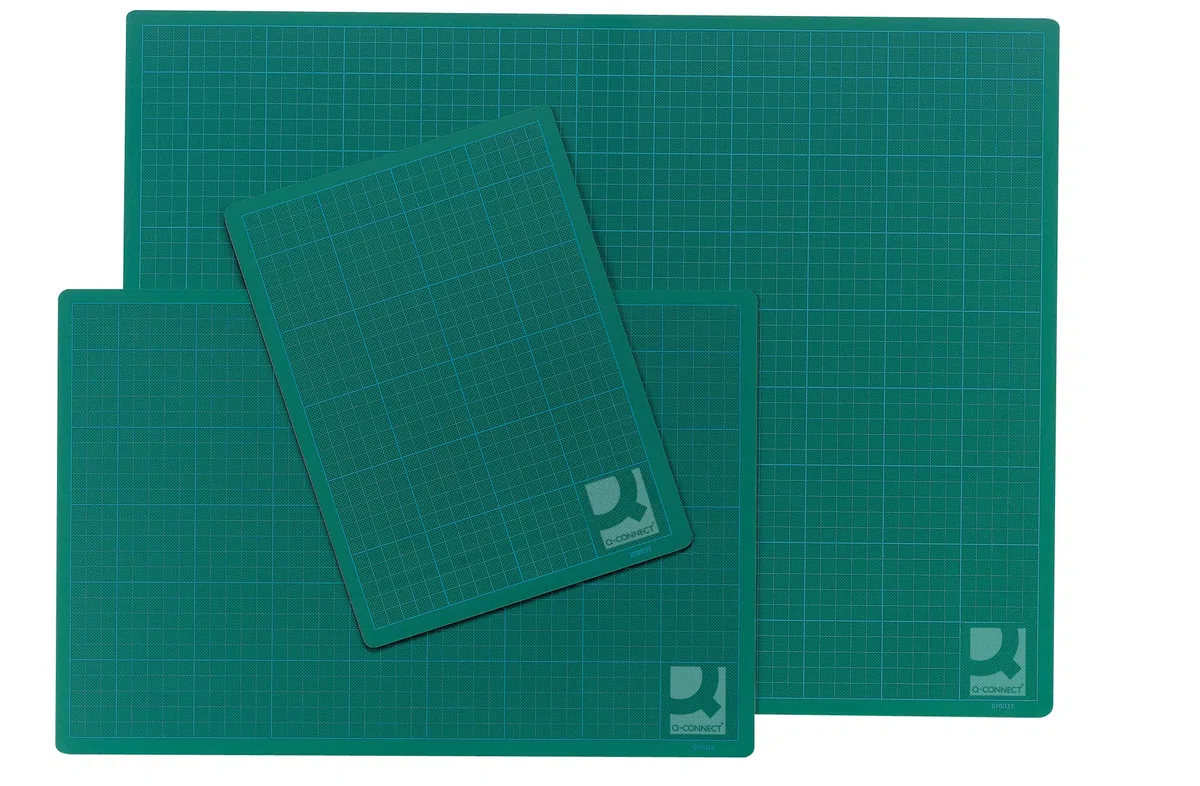 Q-Connect - Plancha de corte, A2, color verde