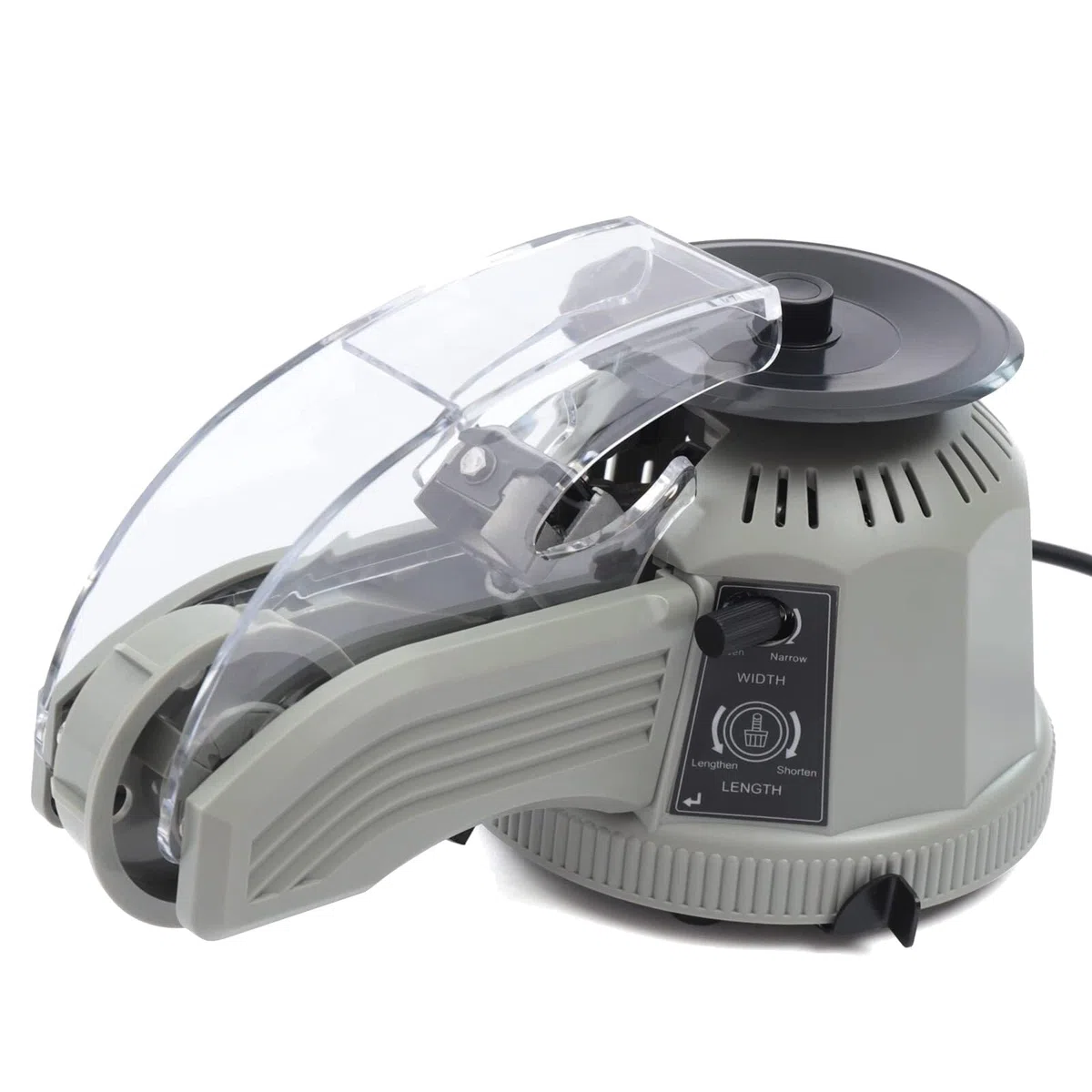 Dispensador automático de cinta, máquina de corte eléctrica adhesiva con parada automática, para almacenes y escuelas, se adapta a longitud de corte de 11 a 58 mm, ancho de cinta de 3 a 22 mm