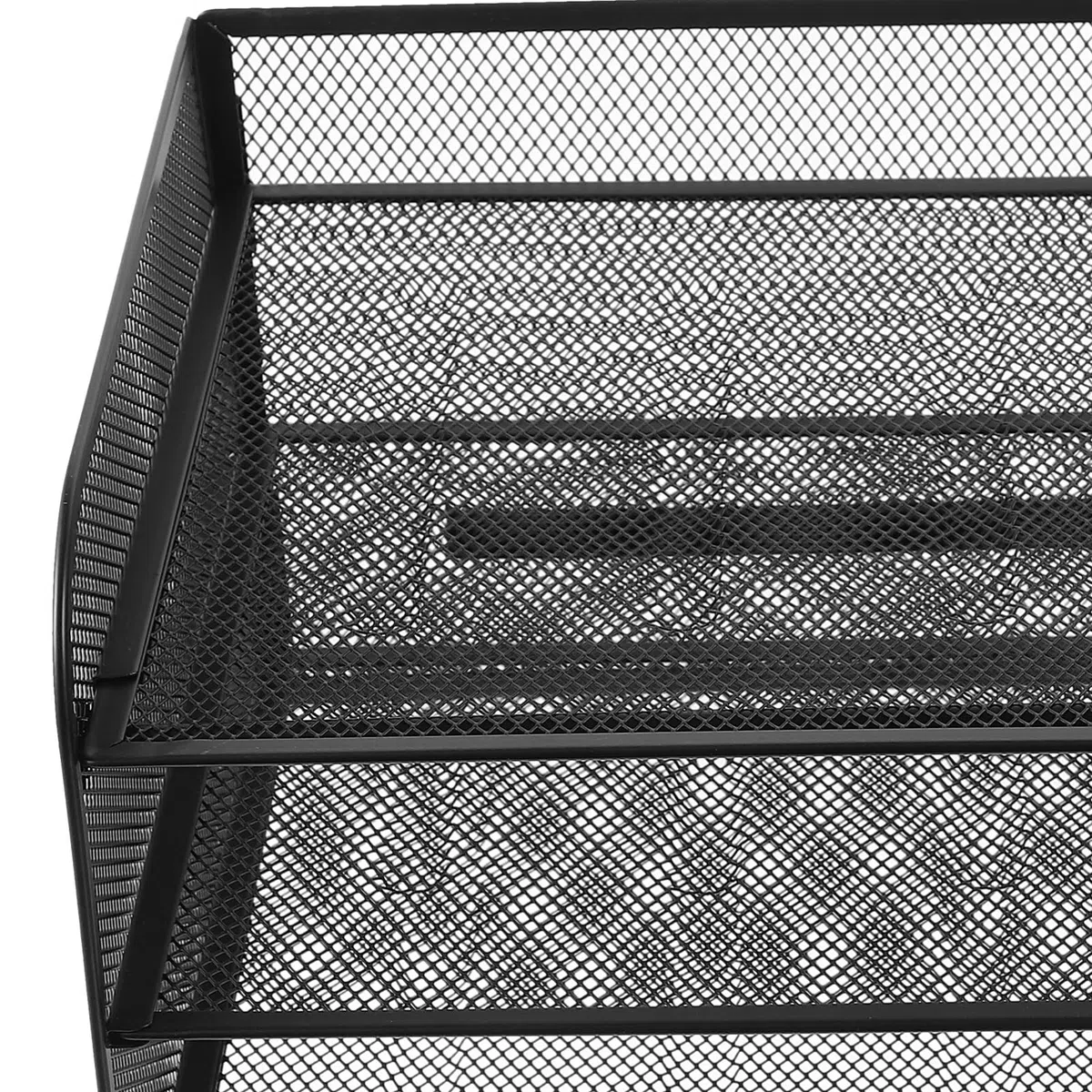 NUOBESTY Bandeja para Cartas De 3 Niveles Clasificador De Portadocumentos Bandeja De Papel Apilable Bandeja para Cartas Apilable Cajón Metal Cesta De Archivos Escritorio Oficina