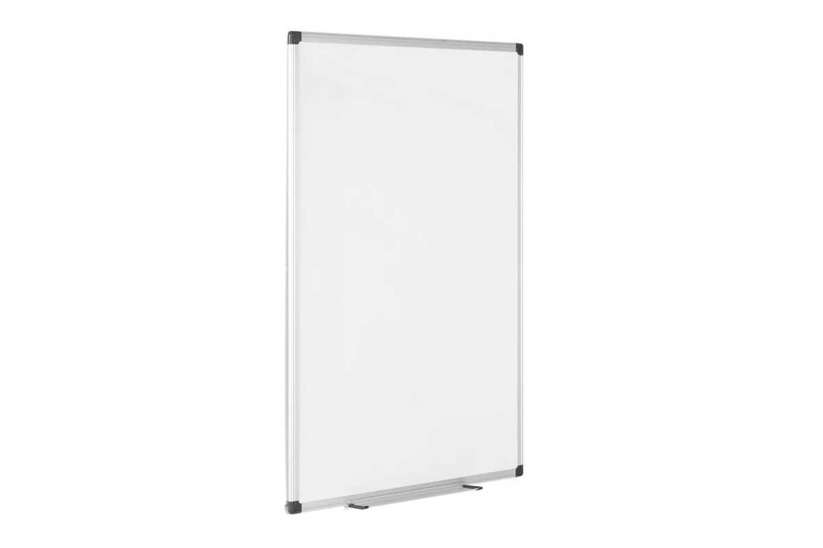 Bi-Office Maya - Pizarra blanca magnetica, esmaltada, con marco de aluminio, 90 x 60 cm