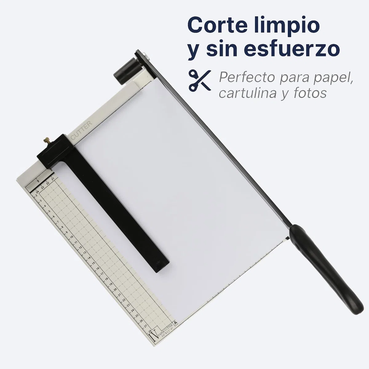 Etrexonline Guillotina de Papel A4 con Base Metálica – Cortador Profesional 12 Hojas | Precisión Máxima | Compatible con A4 A5 B5 B6 B7 | Ideal para Oficina, Fotos, Manualidades