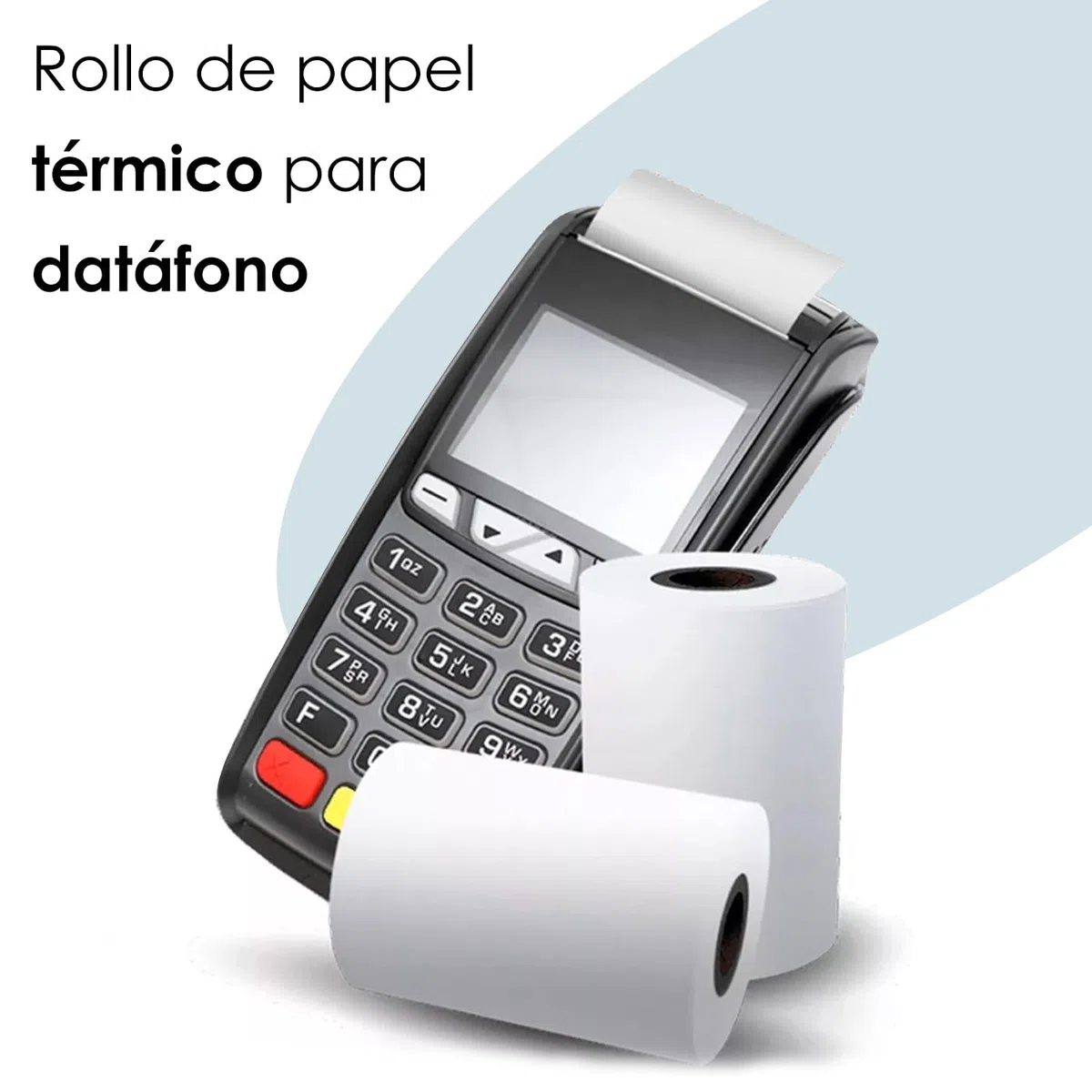 MERCURY TEXTIL- Rollos de Papel Térmico de 57x35x12mm para todos los TPV, Datafonos, Tickets e impresoras térmicas, Impresión Duradera y Clara sin Bisphenol-A (60 rollos)