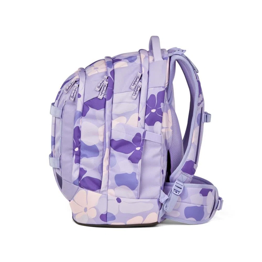 Satch Juego mochila Lilac Blossom Artículos escolares Unisex Poliéster Reciclado Multicolor