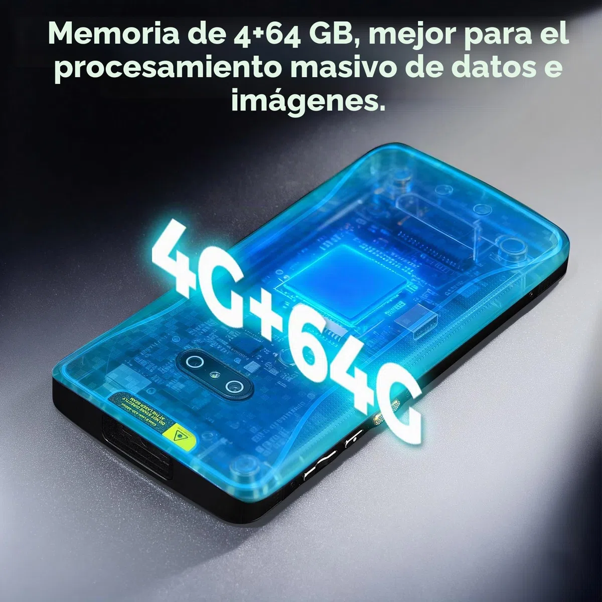 MUNBYN Escáner de código de Barras Android 14, PDA escáner 2D 1D QR, Pantalla Grande de 5.7 Pulgadas, 4+64G, IP67, Wi-Fi de Doble Banda, 4G, BT, Recolector de Datos para almacén