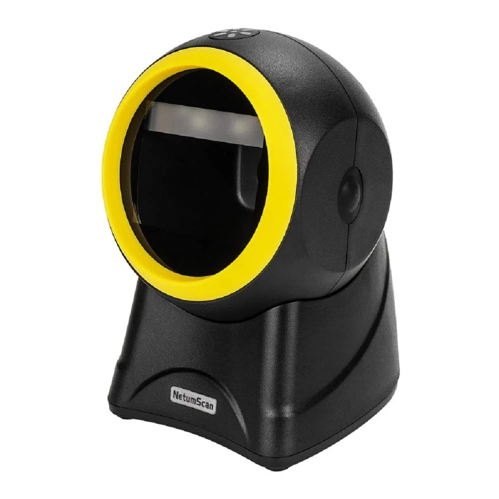 NetumScan Escáner de Código de Barras Omnidireccional USB Manos Libres 2D para Pago Móvil Pantalla de Computadora Soporte de Escaneo QR, PDF417, Código Securpharm (Matriz de Datos) NS2055L