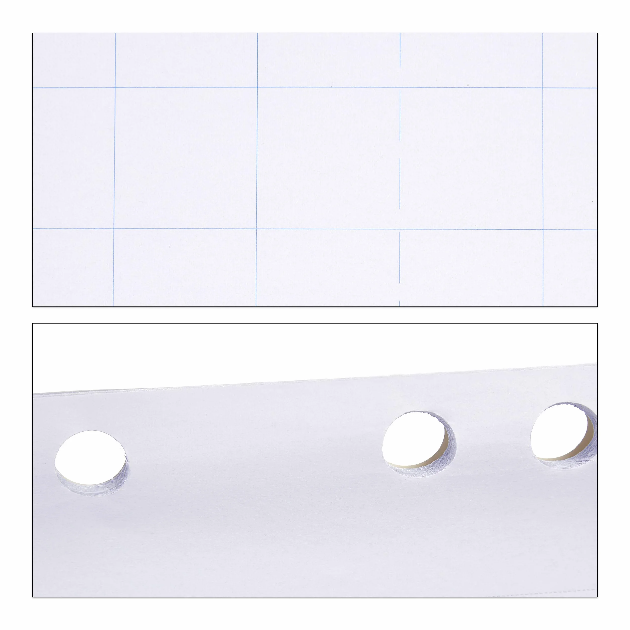 Relaxdays 2 x Papel para rotafolio, cuadrícula, Bloc de 50 Hojas, 60 g/m², 6 Perforaciones, 57,5 x 81 cm, Blanco