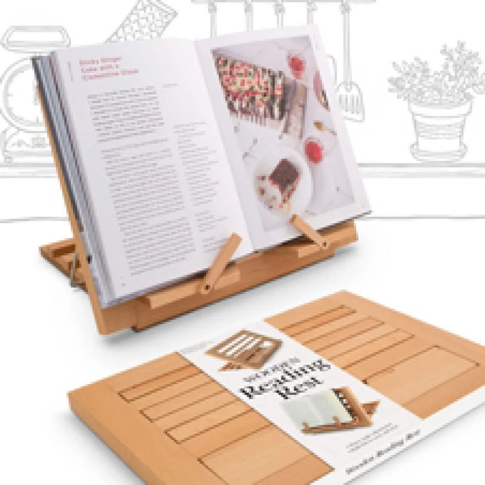 That Company Called If Wooden Reading Rest - Atril plegable, madera de aliso