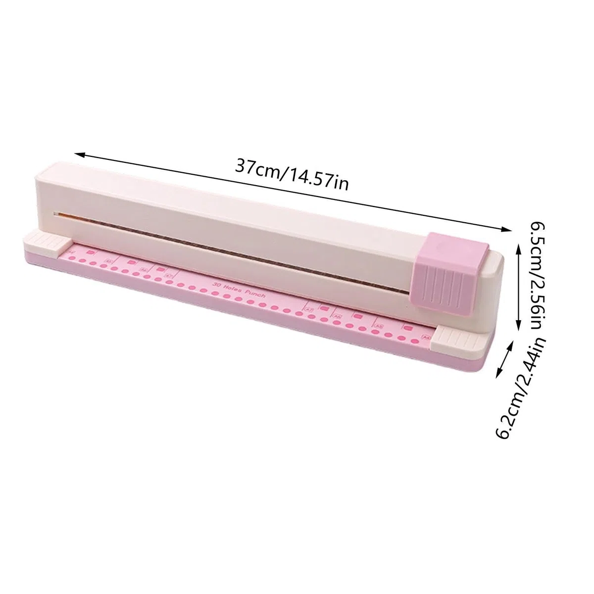 Perforadora de Papel Manual Taladradora manual de 30 orificios | Perforadora Manual De Papel para Cuadernos, Scrapbooking, Estudiantes, Mujeres, Hogar, Escuela y Oficina