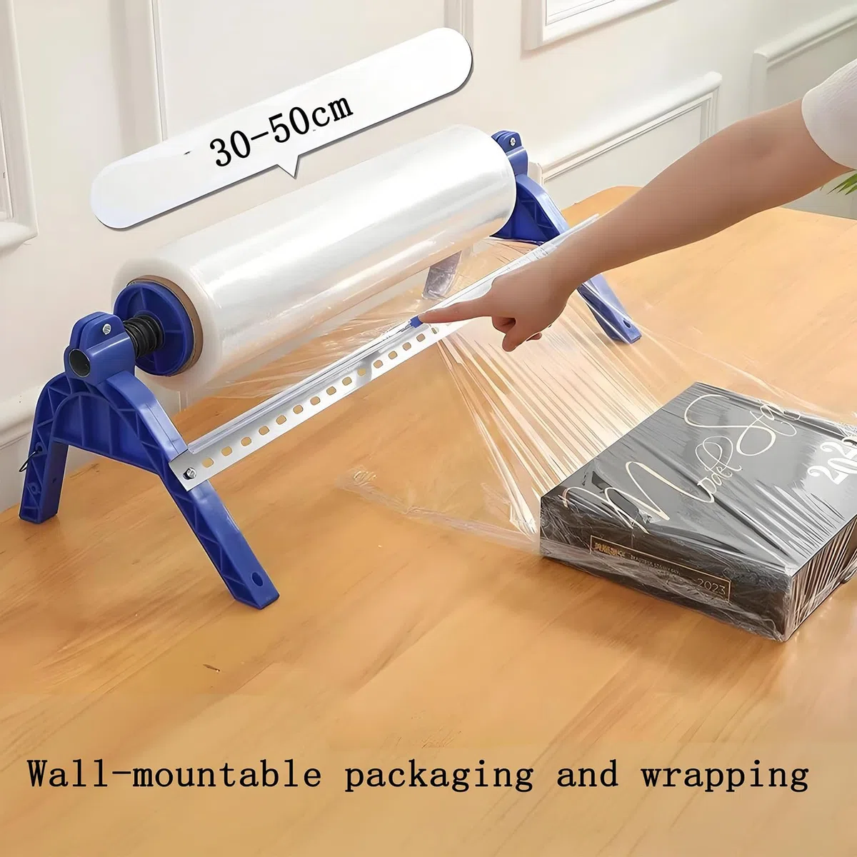 Máquina De Embalaje con Film Estirable, Dispensador De Film Estirable para Film Estirable De 50 Cm, Máquina De Embalaje con Film Estirable para Envasado De Alimentos En Supermercados