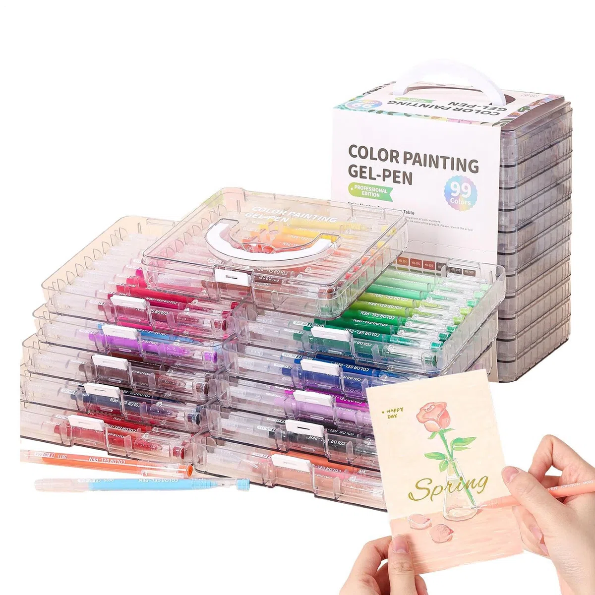 Bolígrafos de gel, secado rápido, punta fina, escritura fluida, bolígrafos de tinta de gel suministros de papelería | Para y adultos, dibujo, scrapbooking, colorear, tarjetas de felicitación