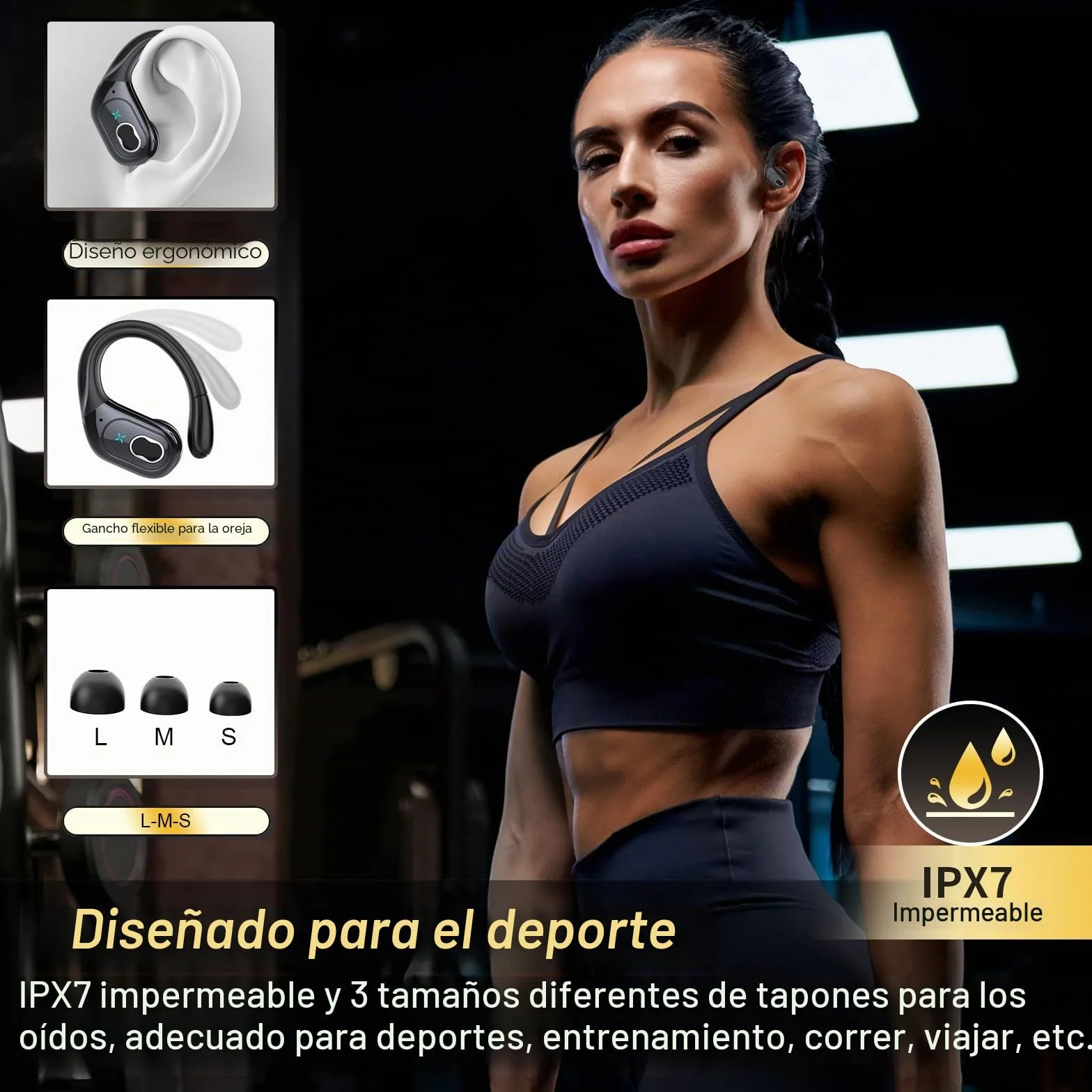 STECEi AI Auriculares Traductor en Tiempo Real(2026), 164 Idiomas y 6 Modos de Traducción, 3 in 1 AI Auriculares Traductor, Bluetooth 5.4 con ENC y App con para Viajes/Negocios/Aprendizaje/Reunirse