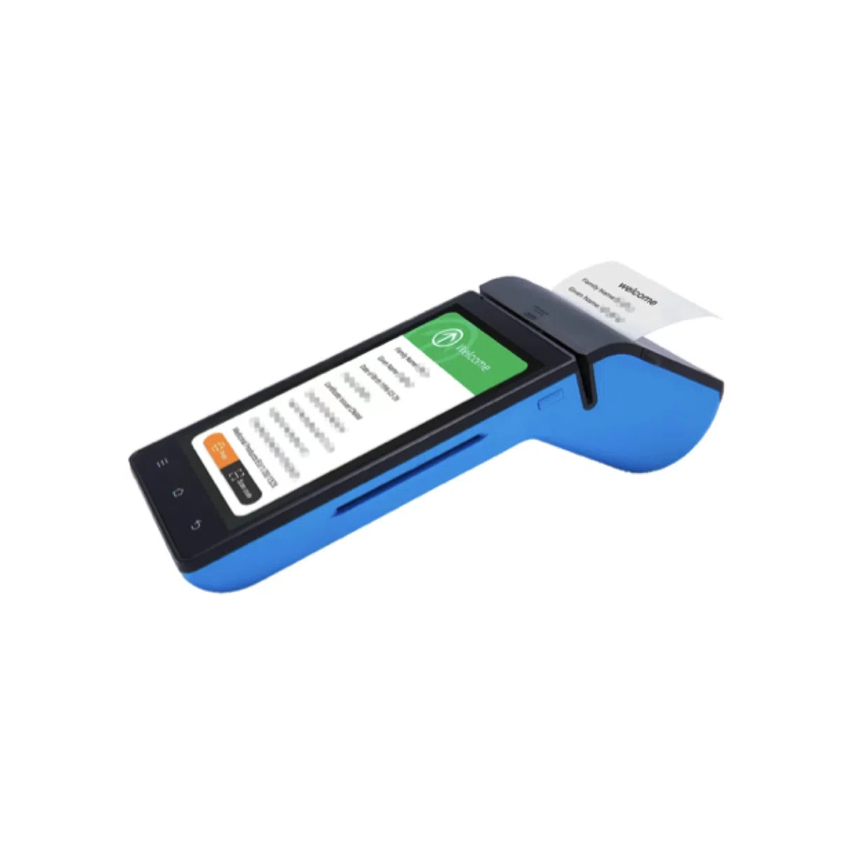Lector QR code green pass a batería con impresión del resultado | Control green pass automático Android | 72h de carga | Lector green pass automático WiFi